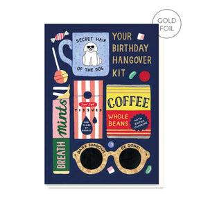 Birthday Hangover Kit Card