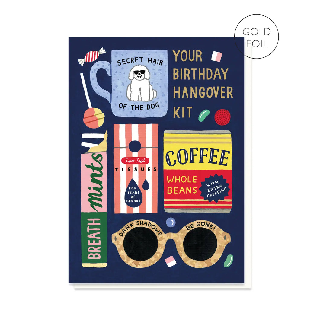 Birthday Hangover Kit Card