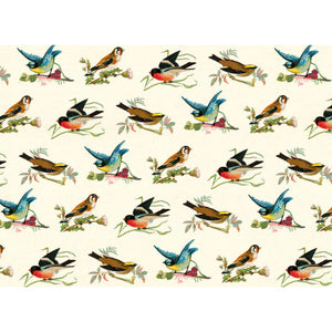 British Birds Gift Wrap Sheet