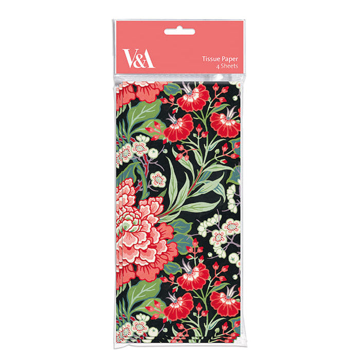 V&A L.P Butterfield Floral Tissue Paper