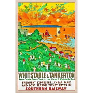 National Railway Museum Whitstable & Tankerton Wooden Postcard