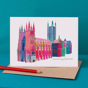 Canterbury Cathedral Card Ilona Drew