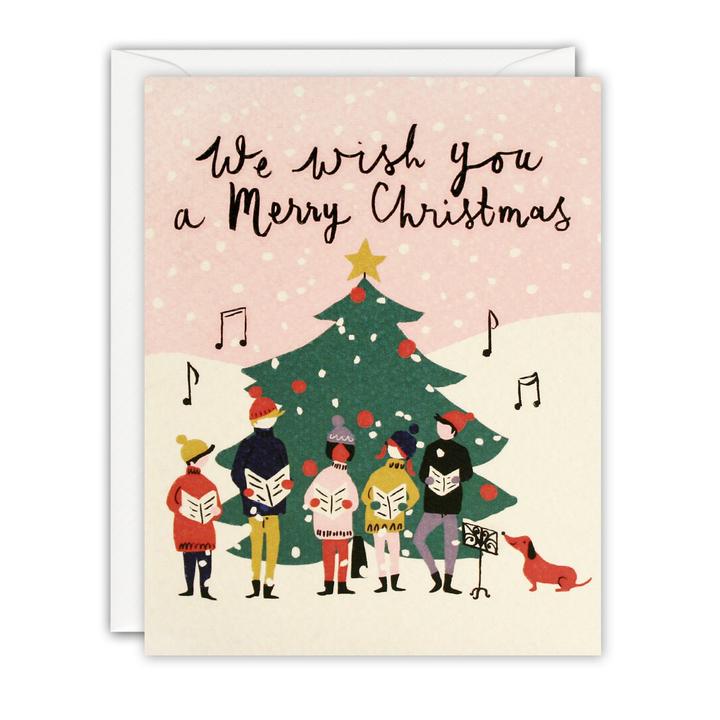 Christmas Carol Singers Mini 5 Pack of Cards