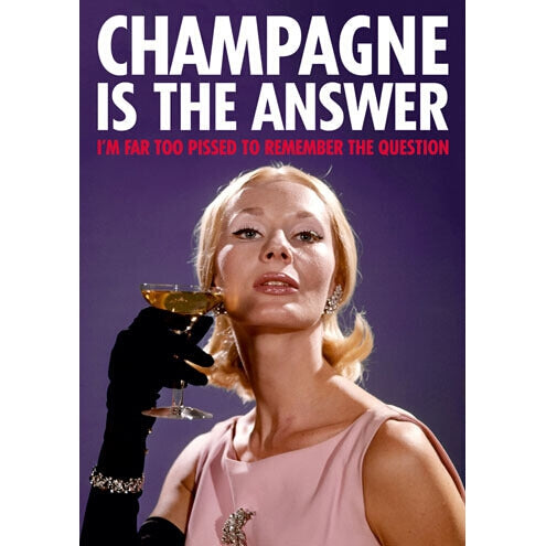 Champagne Is The Answer from Dean Morris
