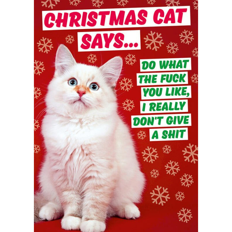 Christmas Cat Says