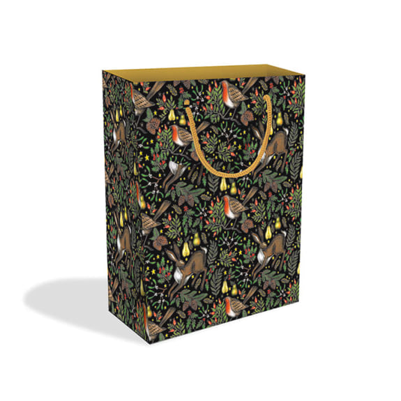 Christmas Garden Large Gift Bag