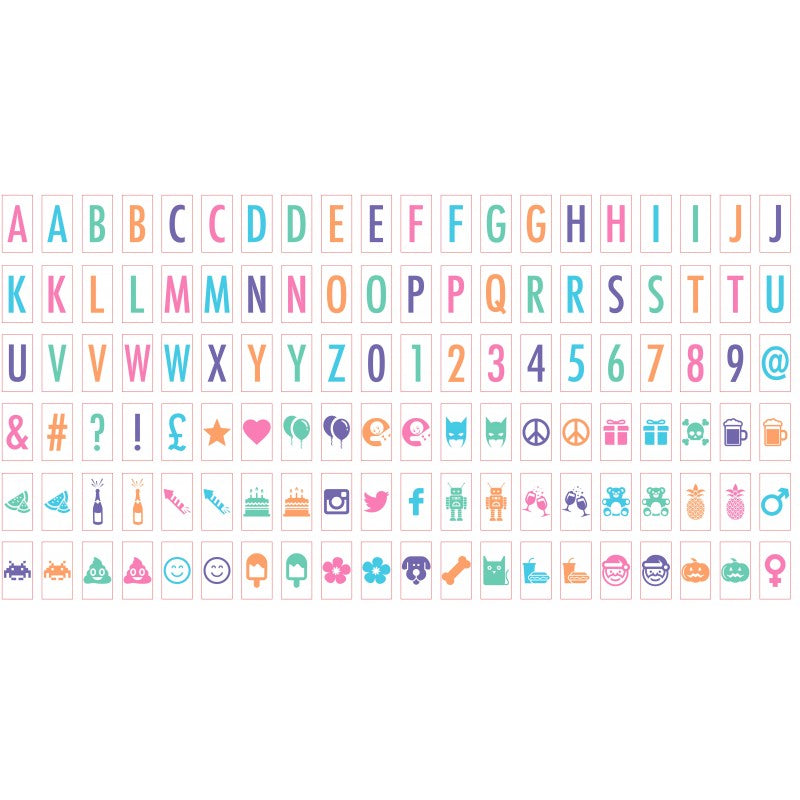 A4 Pastel Letters – Wrapped!