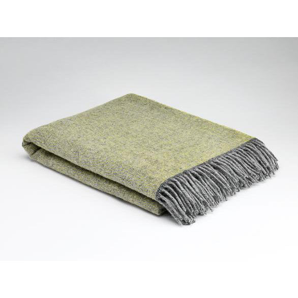 McNutt Home Cosy Lemon Wool Throw