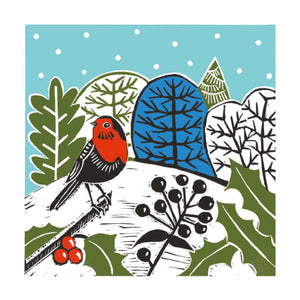 Christmas Fayre Country Robin Christmas Cards 8 Pack