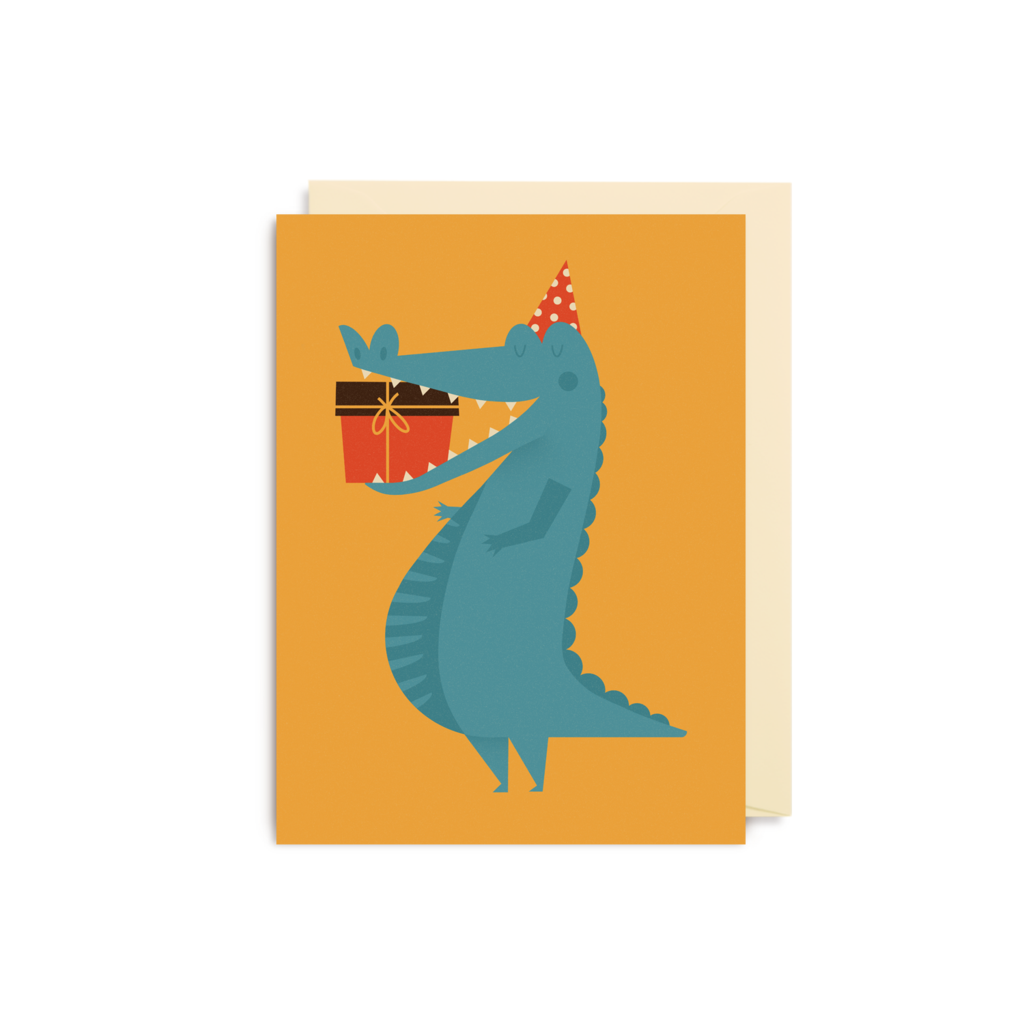 Dawid Ryski Crocodile Gift Mini Card from Lagom