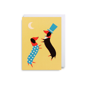 Dawid Ryski Dancing Dogs Mini Card from Lagom