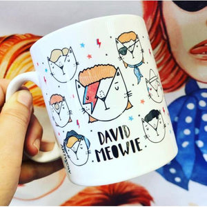David Meowie Bowie Mug