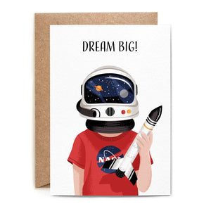 Dream Big Astronaut Card