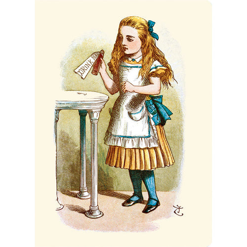 Mini Notebook -Drink Me Alice in Wonderland