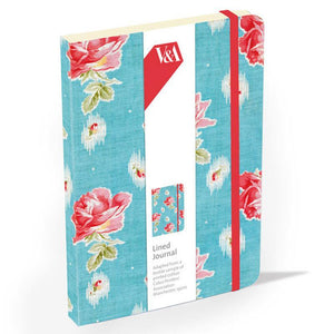 Chintz Roses Elasticated Journal from Museums & Galleries