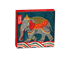 Mini Notecard Wallet - British Library Nepal Elephant