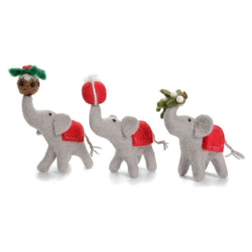 Elephant Felt Hanging Decoration