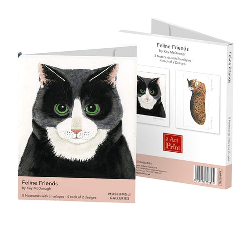 Feline Friends by Kay McDonagh Notecards