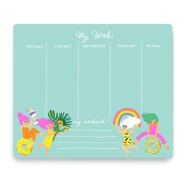 Fun Girls Weekly Planner from Noi