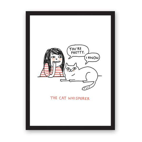 A3 Cat Whisperer Print