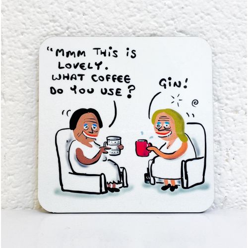 Do Something David Coffee/Gin Coaster