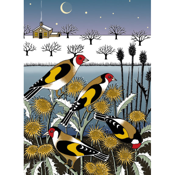 Goldfinch Garden Christmas Cards 8 Pack