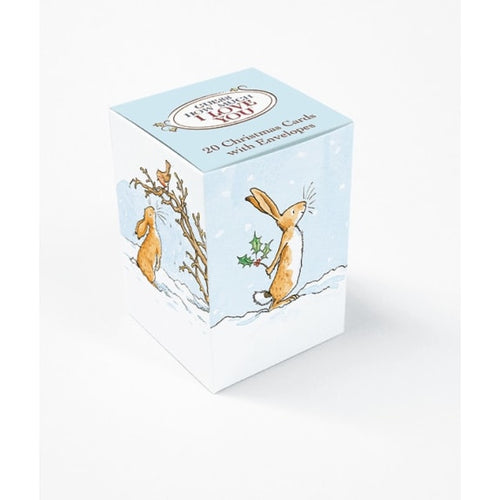 Guess How Much I Love You 20 Mini Christmas Cards Box