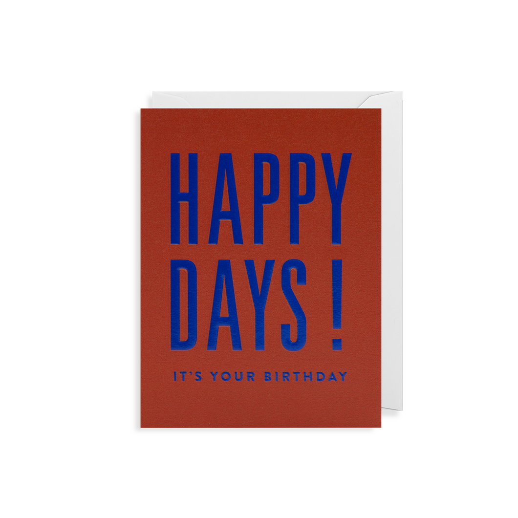 Happy Days Mini Card
