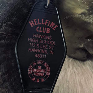 Stranger Things Hell Fire Club Motel Key Fob