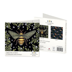 Catherine Rowe Honey Bee & Moth Notelets