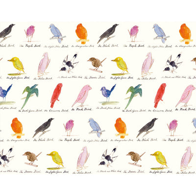 Edward Lear Birds Wrap