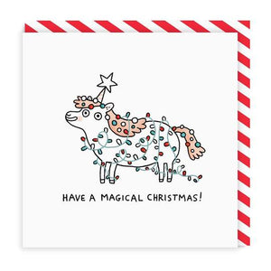Magical Christmas Unicorn Christmas Card