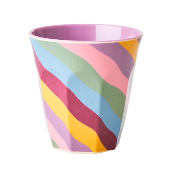 Funky Stripes Print Cup