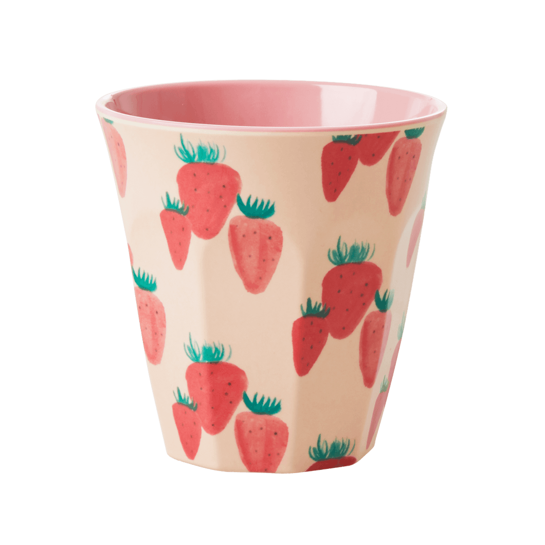 Strawberry Print Cup