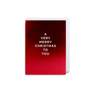 Merry Christmas to You Mini Card 5 Pack