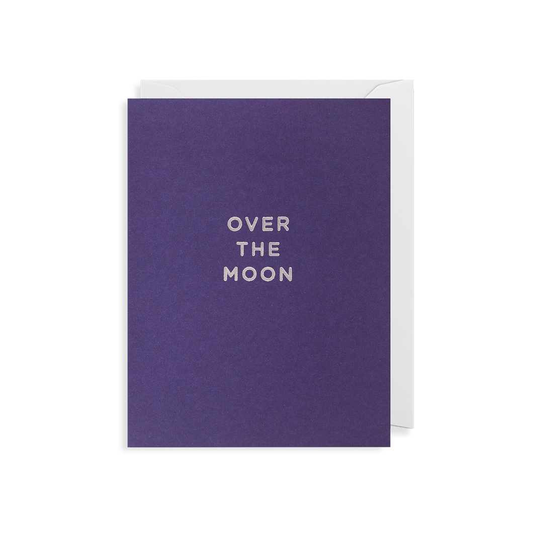 Over The Moon Mini Card