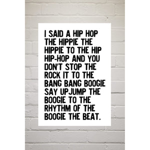 A3 Print - Rappers Delight