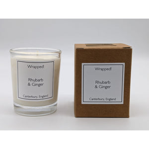 Rhubarb Ginger 9cl Vegetable Wax Candle