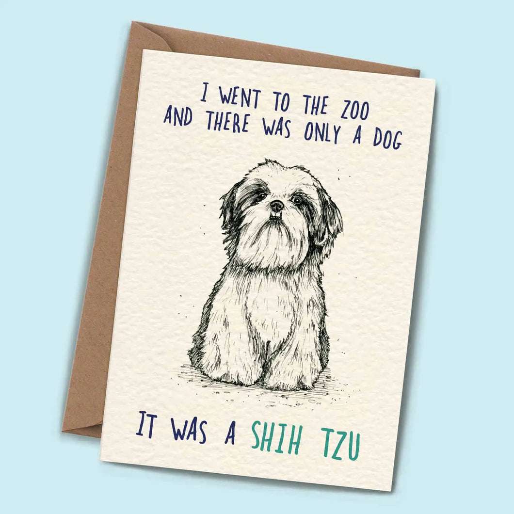 Shih Tzu Blank Card