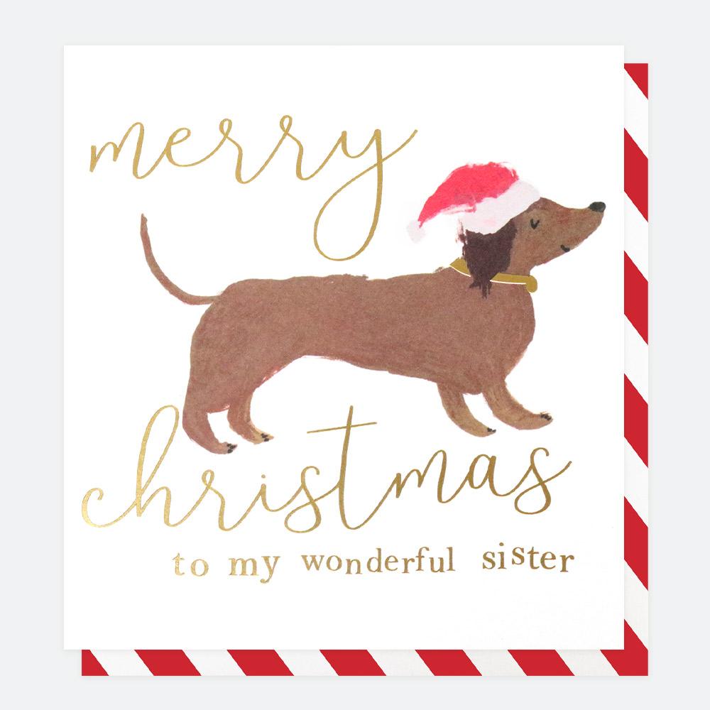 Caroline Gardner Wonderful Sister Christmas Card