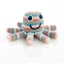 Soft Stripes Octopus Rattle