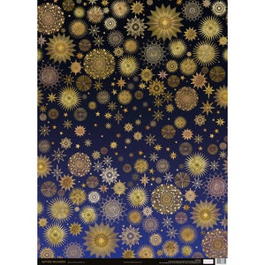 Stardust Foiled Gift Wrap Sheet