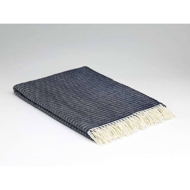 McNutt Super Soft Navy Dash Throw