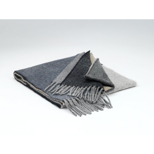 McNutt Merino Lambswool Scarf - Tokyo Stripe