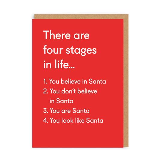 Four Stages of Life Santa