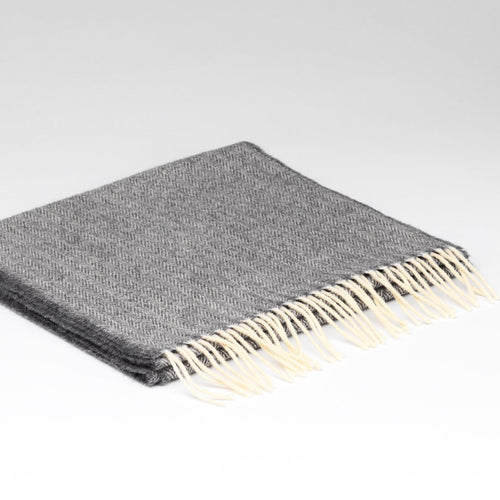 McNutt Merino Lambswool Scarf - Uniform Grey