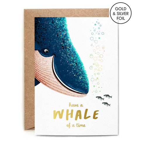 Whale of a Time Card