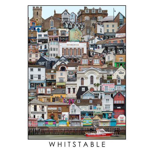 Whitstable Cityscape Card