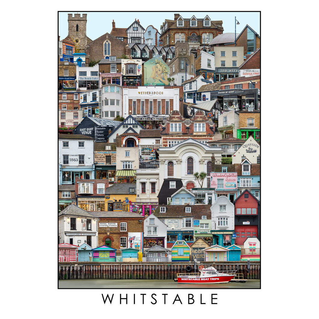 Whitstable Cityscape Card