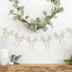Wooden Stag Bunting